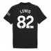 Manchester City Rico Lewis #82 Bortedrakt 2025-26 Korte ermer